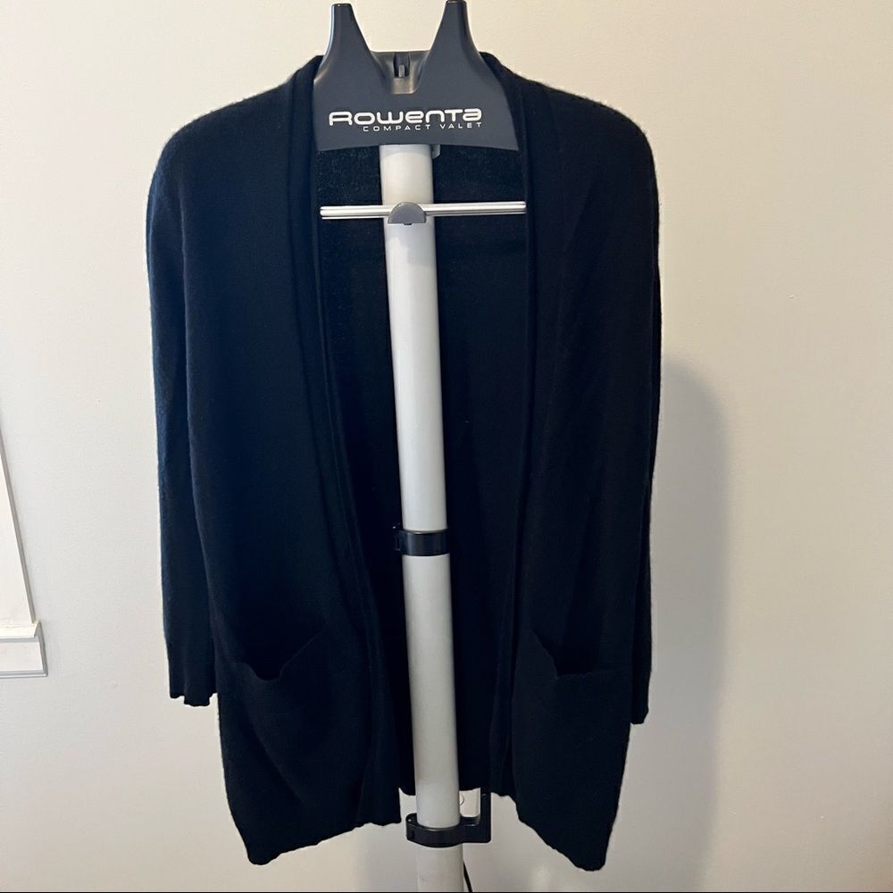 Barrow & Grove Black Thin Women’s Cardigan w/ Pockets Size Large